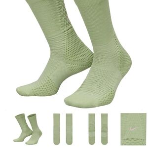 2 Pairs Nike Unicorn Crew Socks, Honeydew Color, Sabrina Ionescu collection